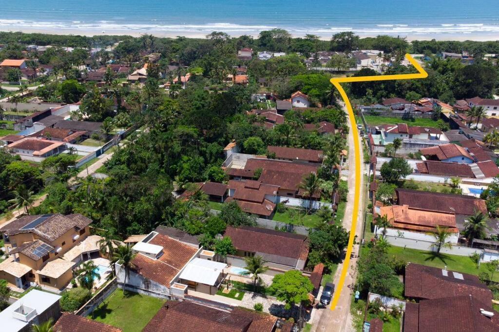 Novo-Refugio Do Arquiteto - Casa Coqueiro, 4 Minutos Caminhando Ate A Praia เซา เซบัสเชียว ภายนอก รูปภาพ